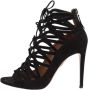 Aquazzura Pre-owned Suede boots Black Dames - Thumbnail 1