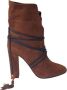 Aquazzura Pre-owned Suede boots Brown Dames - Thumbnail 1