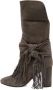 Aquazzura Pre-owned Suede boots Gray Dames - Thumbnail 1