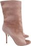 Aquazzura Pre-owned Suede boots Pink Dames - Thumbnail 1