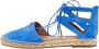 Aquazzura Pre-owned Suede flats Blue Dames - Thumbnail 1