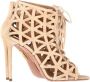 Aquazzura Pre-owned Suede heels Beige Dames - Thumbnail 1