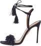 Aquazzura Pre-owned Suede sandals Blue Dames - Thumbnail 1