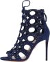 Aquazzura Pre-owned Suede sandals Blue Dames - Thumbnail 1