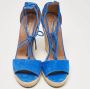 Aquazzura Pre-owned Suede sandals Blue Dames - Thumbnail 1