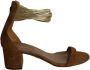 Aquazzura Pre-owned Suede sandals Brown Dames - Thumbnail 1