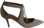 Aquazzura Pre-owned Suede sandals Gray Dames - Thumbnail 1