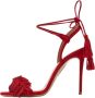 Aquazzura Pre-owned Suede sandals Red Dames - Thumbnail 1