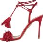 Aquazzura Pre-owned Suede sandals Red Dames - Thumbnail 1