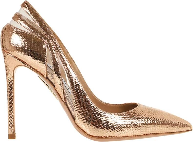 Aquazzura Rose Gold Pump Schoenen Pink Dames