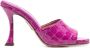 Aquazzura Krokodillenleren Sandalen Pink Dames - Thumbnail 1