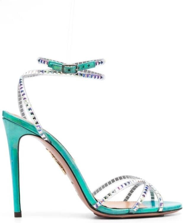 Aquazzura Kristal Danssandalen Green Dames