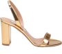 Aquazzura Spiegeleffect Leren Sandaal Yellow Dames - Thumbnail 1