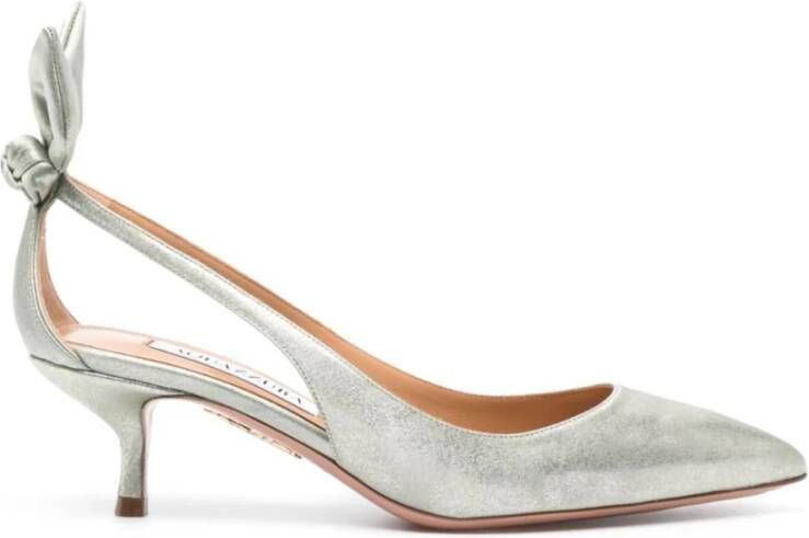 Aquazzura Stijlvol Schoeisel voor Jou Gray Dames