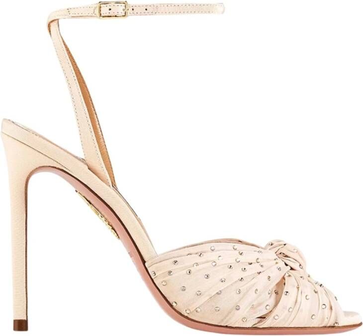 Aquazzura Stijlvolle Zomer Sandalen Beige Dames