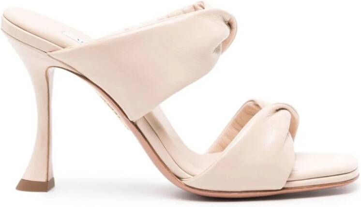 Aquazzura Stijlvolle Zomer Sandalen voor Vrouwen Beige Dames