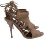 Aquazzura Suede sandals Beige Dames - Thumbnail 1