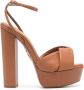 Aquazzura Tabak Olie Plateau Brown Dames - Thumbnail 1