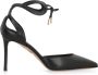 Aquazzura Tessa Leren Pumps Black Dames - Thumbnail 1