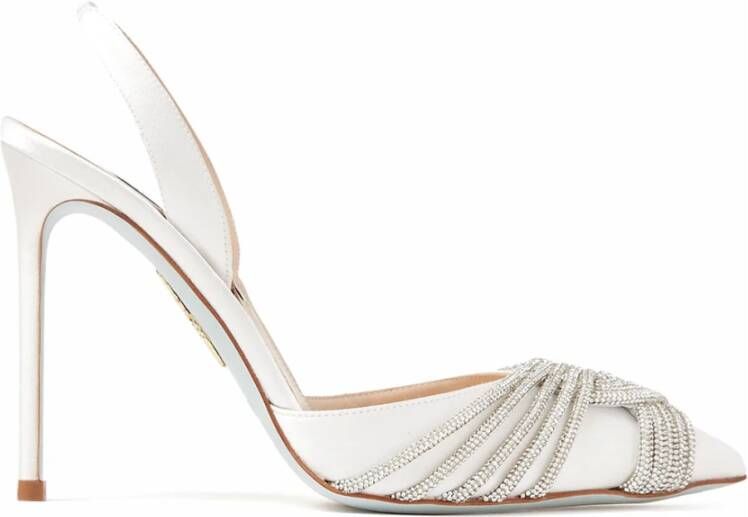 Aquazzura Witte Slingback Pumps White Dames