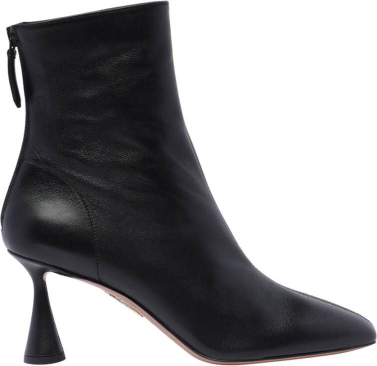 Aquazzura Zwarte Amore Bootie Haklaarzen Black Dames