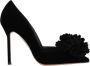 Aquazzura Zwarte Fluwelen Hakken Black Dames - Thumbnail 1