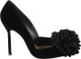 Aquazzura Zwarte gehakte Couturier-pomp Black Dames - Thumbnail 1