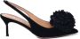 Aquazzura Zwarte Hak Pompon Instap Schoenen Black Dames - Thumbnail 1