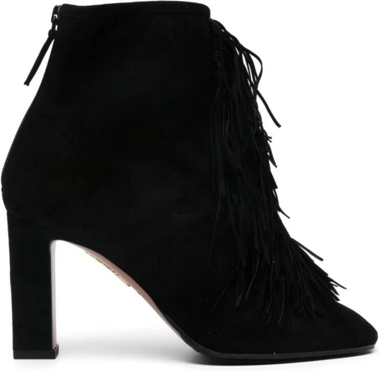 Aquazzura Zwarte Laarzen voor Stijlvolle Outfits Black Dames