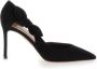 Aquazzura Zwarte Suède Stiletto Hiel Pumps Black Dames - Thumbnail 1