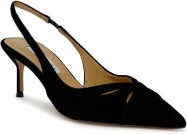 Aquazzura Zwarte Velvet Moves Pumps Black Dames