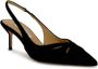 Aquazzura Zwarte Velvet Moves Pumps Black Dames - Thumbnail 1