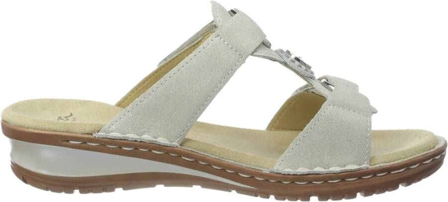 Ara Flat Sandals Grijs Dames