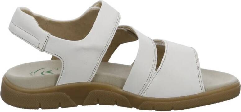 Ara Flat Sandals White Dames