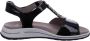 Ara Flat Sandals Zwart Dames - Thumbnail 1