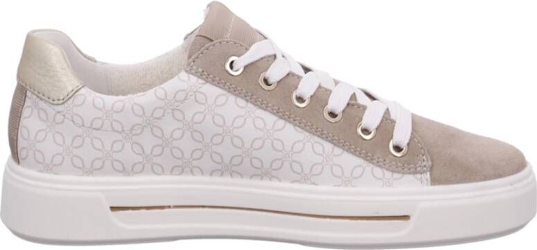 Ara Sneaker Courtyard Stijlvol en Comfortabel Beige Dames