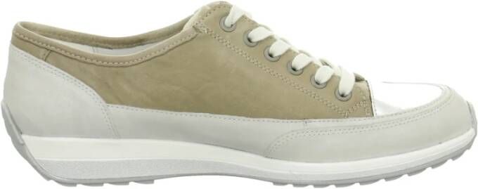 Ara Sportieve Veterschoenen Cloud Zilver Fossiel Beige Dames