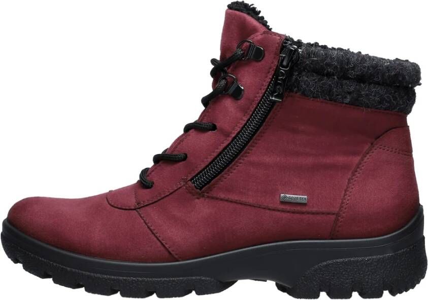 Ara 1249309 VeterlaarzenHoge sneakersDames veterschoenenHalf-hoge schoenen Rood