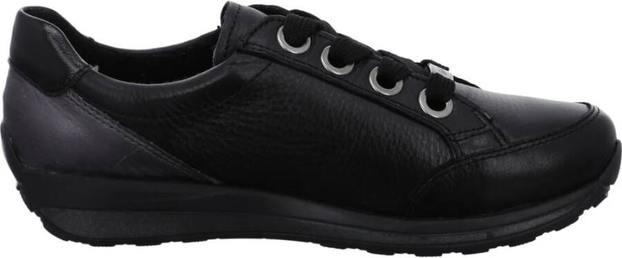 Ara Osaka 12-44587-66 Black Antracite H-Wijdte Veterschoenen