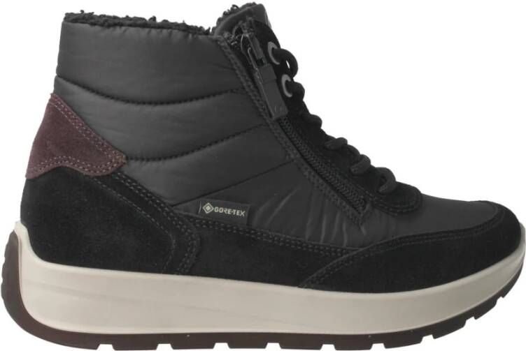 Ara Zwarte Gore-Tex Dames Sneaker Boot Black Dames