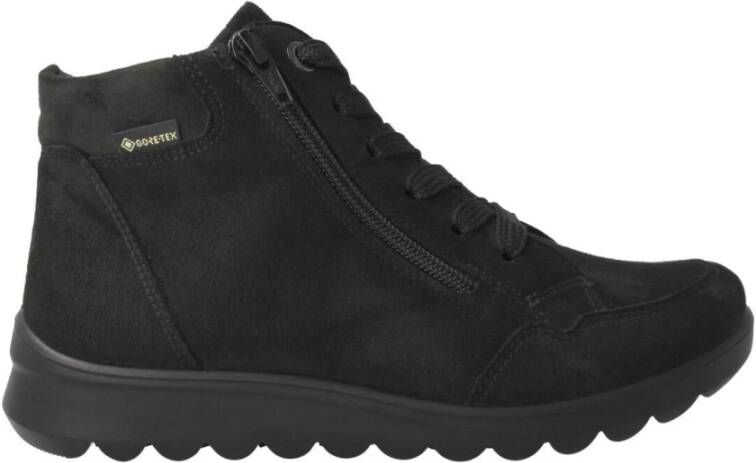 Ara Zwarte Veters Gore-Tex Damesschoenen Black Dames