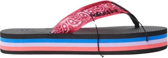 Arizona Love Paisley Print Flip Flops met Open Teen Multicolor Dames