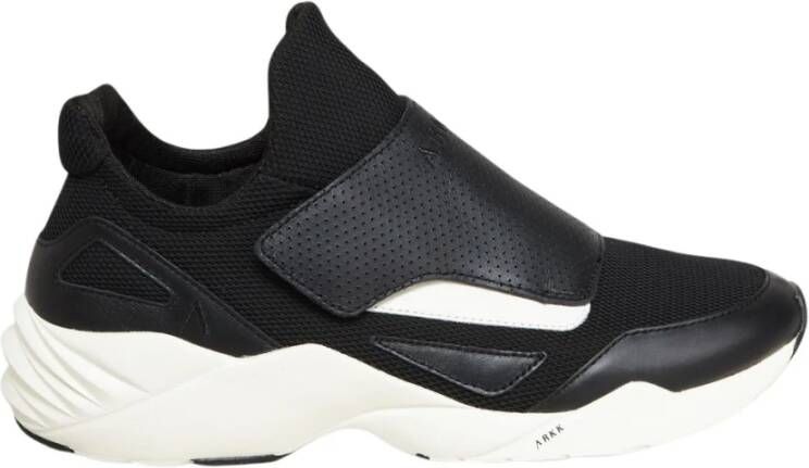 Arkk Copenhagen Zwarte Mesh Hardloopschoenen met Wave13 Zool Black Heren