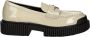 Armani Exchange Beige Lakleren Loafers Beige Dames - Thumbnail 1