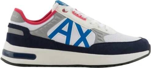 Armani Exchange Blauwe Sneakers Stijlvol Casual Sportief Multicolor Heren