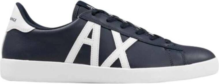 Armani Exchange Blauwe Veterschoenen voor Heren Blue Heren