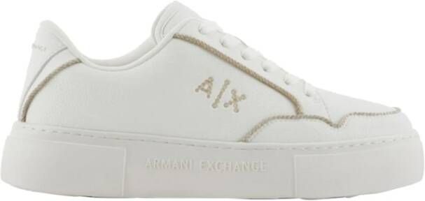 Armani Exchange Stijlvolle Sneakers Xdx160 Xv888 Kurt White Dames