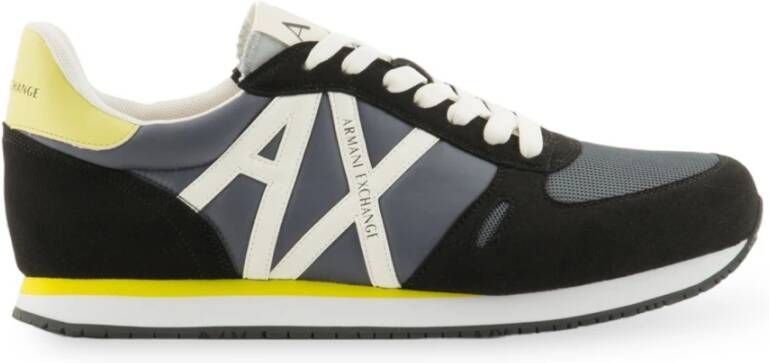 Armani Exchange Dynamische Eco-Suede Sneakers Xux017 Multicolor Heren