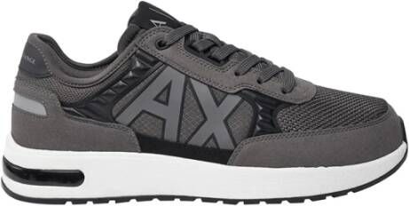 Armani Exchange Grijze Sneakers Stijlvol Comfortabel Casual Elegant Gray Heren