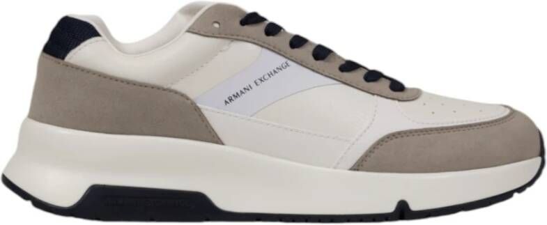 Armani Exchange Heren Schoenen Herfst Winter Collectie Polyester White Heren